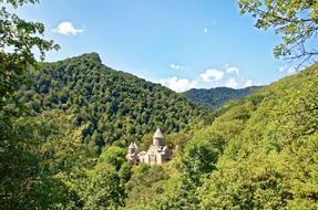 Landscape of The Monastery Of haghartsin in Armenia