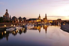 Dresden in the evening, Germany