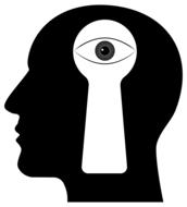 cranium head and eye drawing