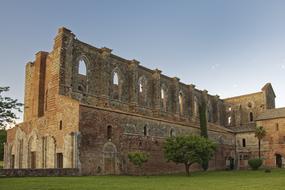 Abbey of San Galgano in Tuscany, Italy