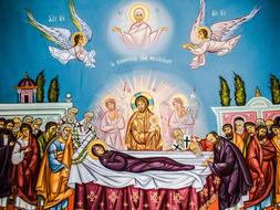 Assumption Of Virgin drawing