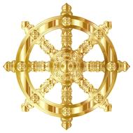 ornate decorative dharma drawing