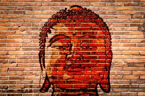 Buddha face drawing