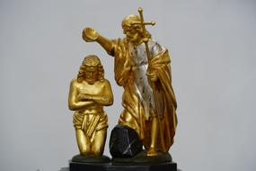 Baptism Figure Christ gold