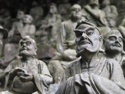 stone Buddha Statue in Japan