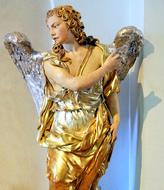 Angel, ornate beautiful Church sculpture