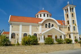 enchanting Architecture church, anafotida, cyprus