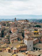 panorama of the ancient city in Italy