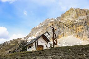 Landscape of Chapel on rocky Mountain
