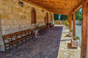 wooden structure in the architecture of cyprus