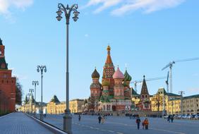 st basil's cathedral on Red Square, russia, moscow