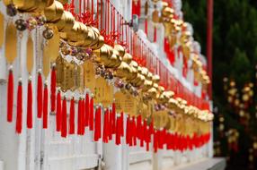 decorations in a chinese temple