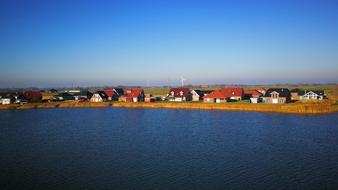 scenic coastal village, germany, East Frisia, Wangerland sea