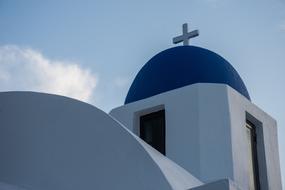 Church Cruz, santorini, greece