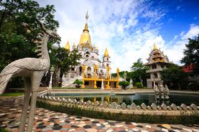 Buu long temple in Vietnam