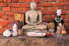 enchanting sitting Buddha