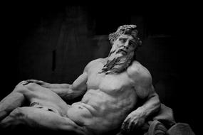 sculpture of a man as art
