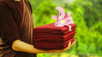 Theravada Buddhism hand