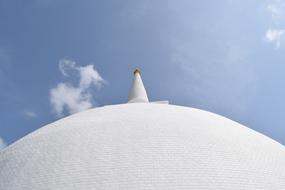 dome of a buddhist temple in Sri Lanka