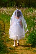 First Holy white dress