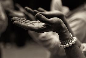Hand Buddhist Prayer