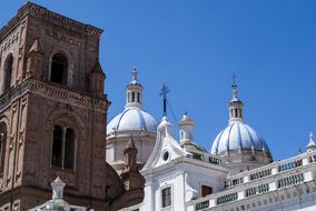 Beautiful cathedral basin with blue domes
