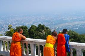 Monk Buddha people
