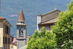 Italy Church Tower and sky