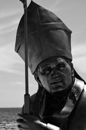 Pope John Paul Monochrome poto