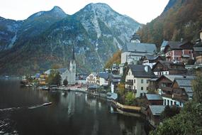 Europe City Town and river