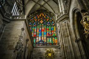 Prague Czech Vitus window