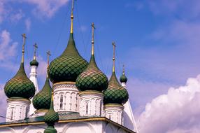 green onion dome of a cathedral