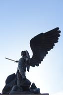 stone Statue Silhouette