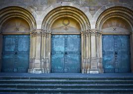 Door Church Old blue