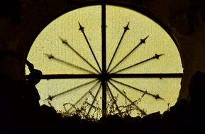 Window Round Glass drawing