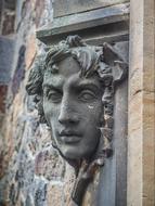 Architecture Church face statue
