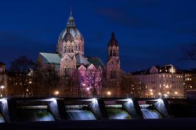 delightful Church Isar Munich