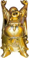 Isolated Buddha Religion statue