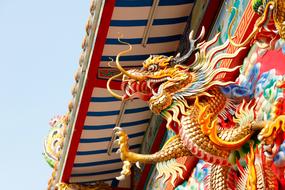 Bangkok Temple dragons