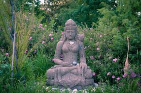 Nature Buddha garden