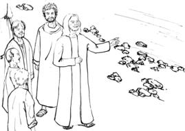 jesus bible disciples ccx story drawing