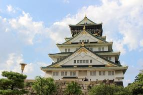 magnificent Osaka Castle