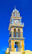 wonderful Church Santorini Clock tower