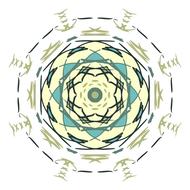 circle as a abstract drawing
