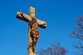 Sky Sculpture Statue cross