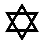 star of david jewish symbol drawing