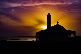 Dusk Evening cross