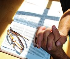 Prayer Bible Pray hands