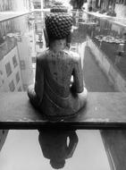 Buddha Figure Back