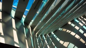 Futuristic ceiling construction